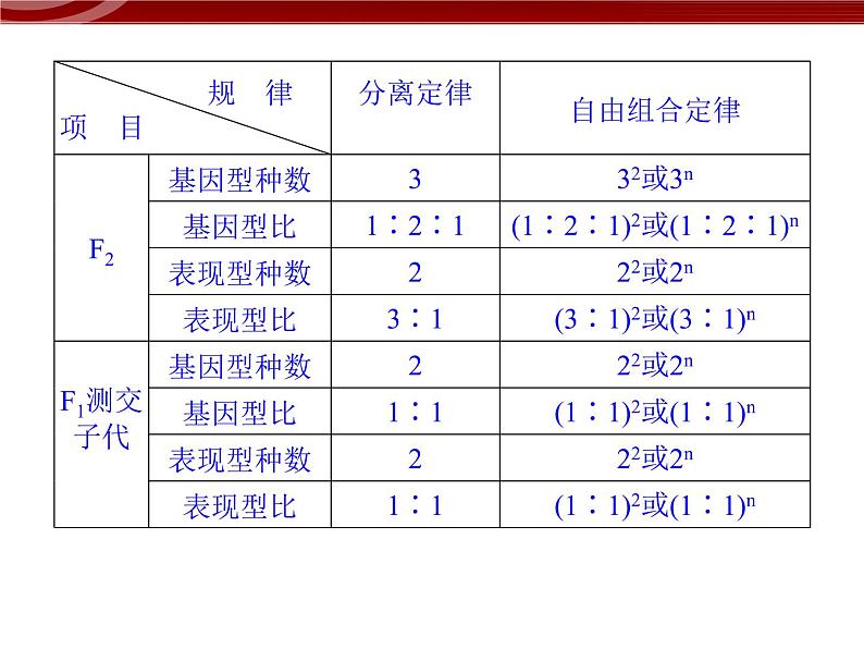 高效课堂同步课件：章末整合1《遗传因子的发现》（必修2）04