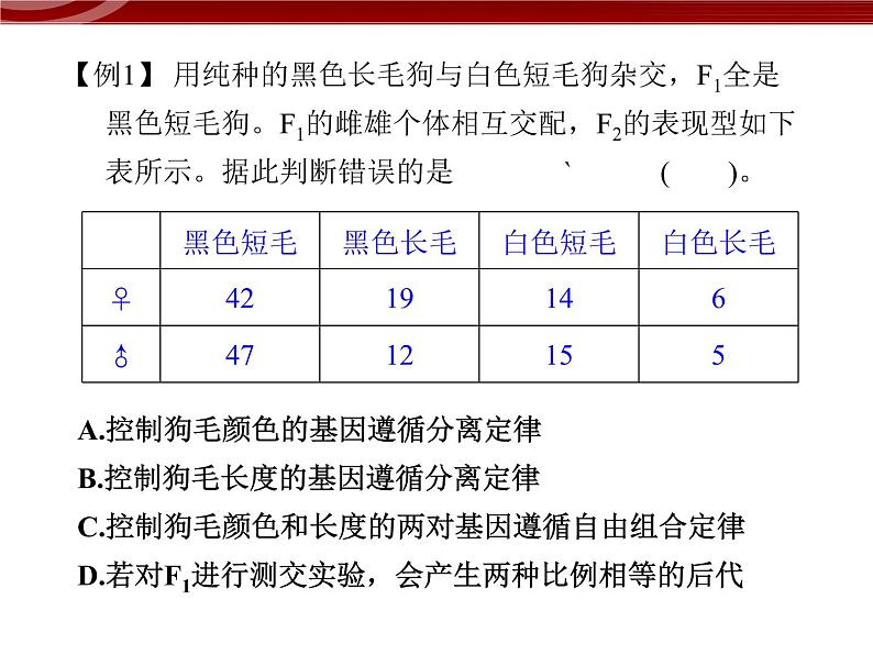 高效课堂同步课件：章末整合1《遗传因子的发现》（必修2）06