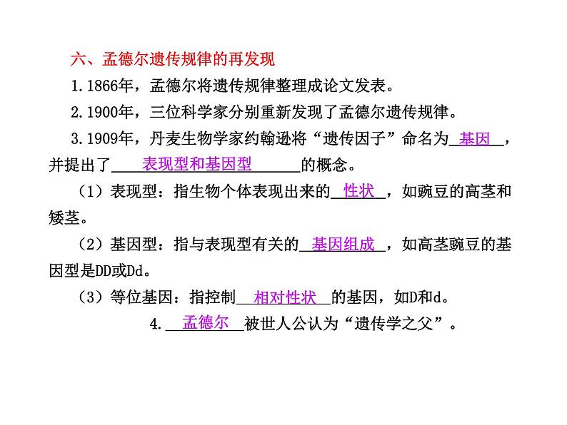 【人教版】高中生物必修二《 1.2 孟德尔的豌豆杂交实验（二）》课件（共33张PPT）05