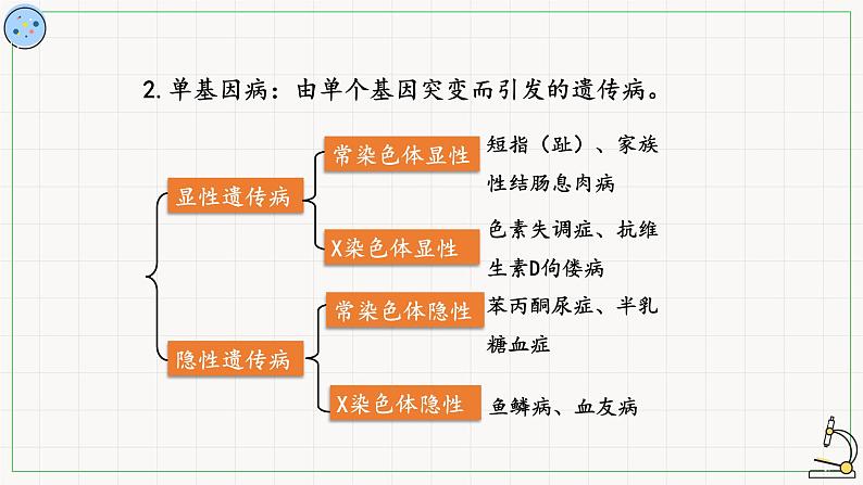 北师大版高中生物必修第二册：人类遗传病的检测和预防 课件PPT+教案+学案08