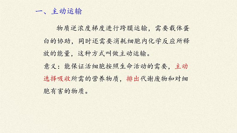 4.2主动运输与胞吞、胞吐课件+教案+学案（3份打包）06