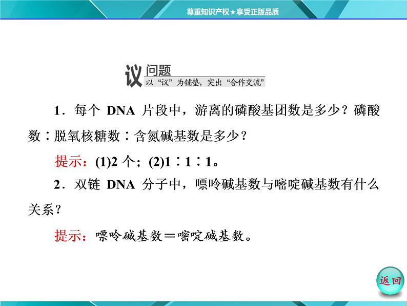 人教版必修2课件 第3章 第2节 dna分子的结构08