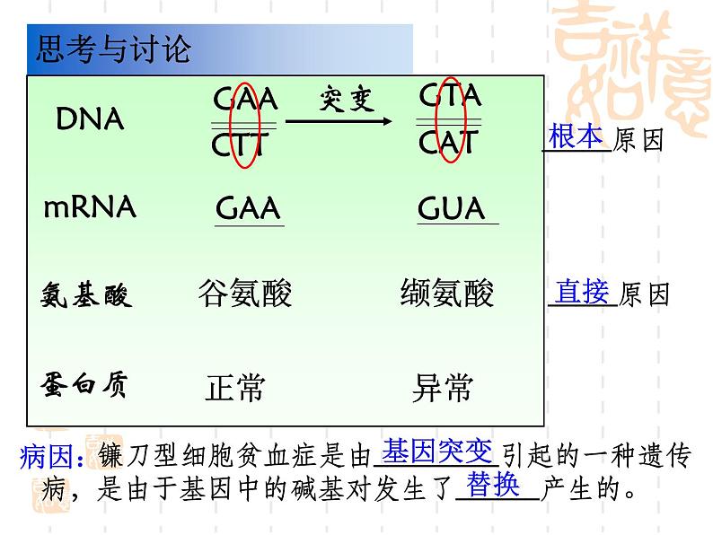 高中人教版生物必修2教学课件：5.1 基因突变和基因重组1 word版含答案第5页