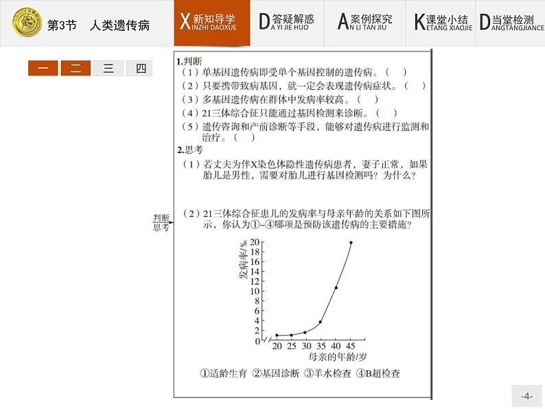 高中生物人教版必修2课件：5.3 人类遗传病04