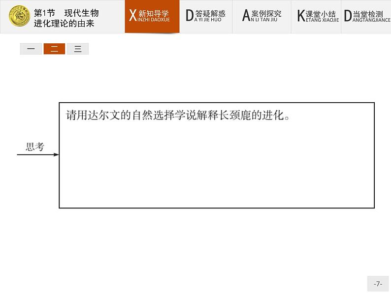 高中生物人教版必修2课件：7.1 现代生物进化理论的由来07