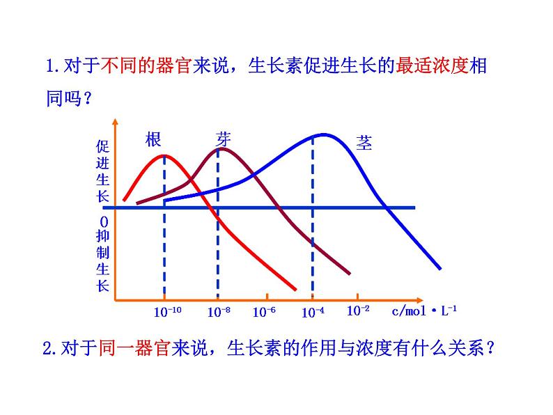 高中生物PPT授课课件（人教版必修3）3.2生长素的生理作用07