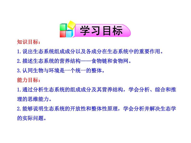 高中生物PPT授课课件（人教版必修3）5.1生态系统的结构02