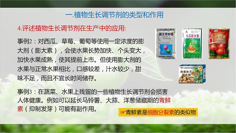 5.3 植物生长调节剂的应用 课件第6页