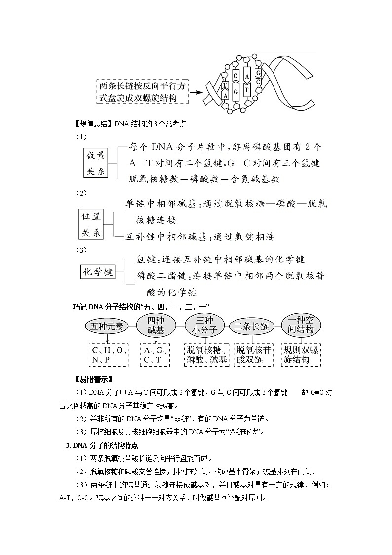 2020-2021学年高一上学期生物人教版（2019）必修二  第3章 基因的本质 第二节 学案03