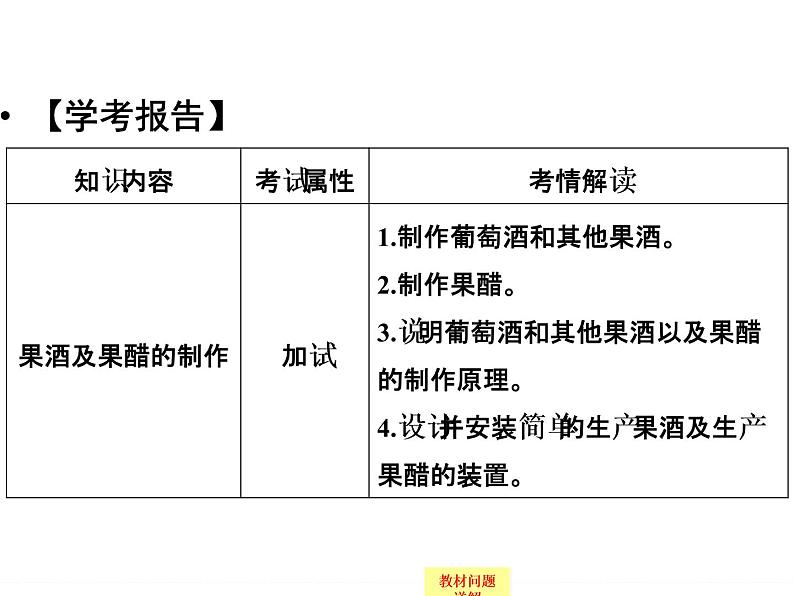 高中生物（浙江专用,浙科版）课件+课时作业-选修一 第三部分  生物技术在食品加工中的应用1-3-502