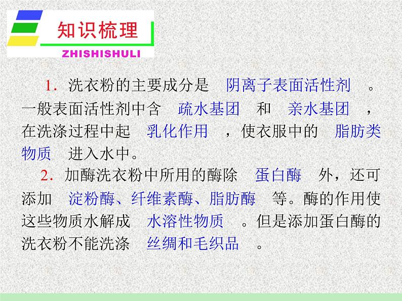 生物：第二部分《实验五 加酶洗衣粉的使用条件和效果》课件1（浙科版选修1）02