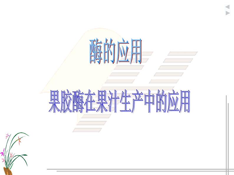 生物：第二部分《实验四 果汁中的果胶和果胶酶》课件3（浙科版选修1）04