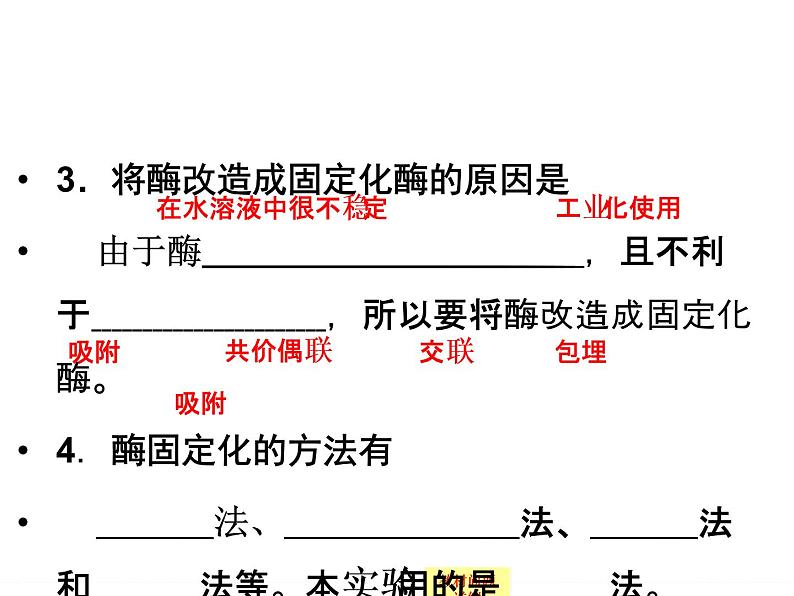 浙科版）课件+课时作业-选修一 第二部分  酶的应用1-2-4ppt课件第4页