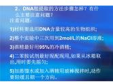 生物：5.1《DNA的粗提取与鉴定》课件（新人教版选修1）