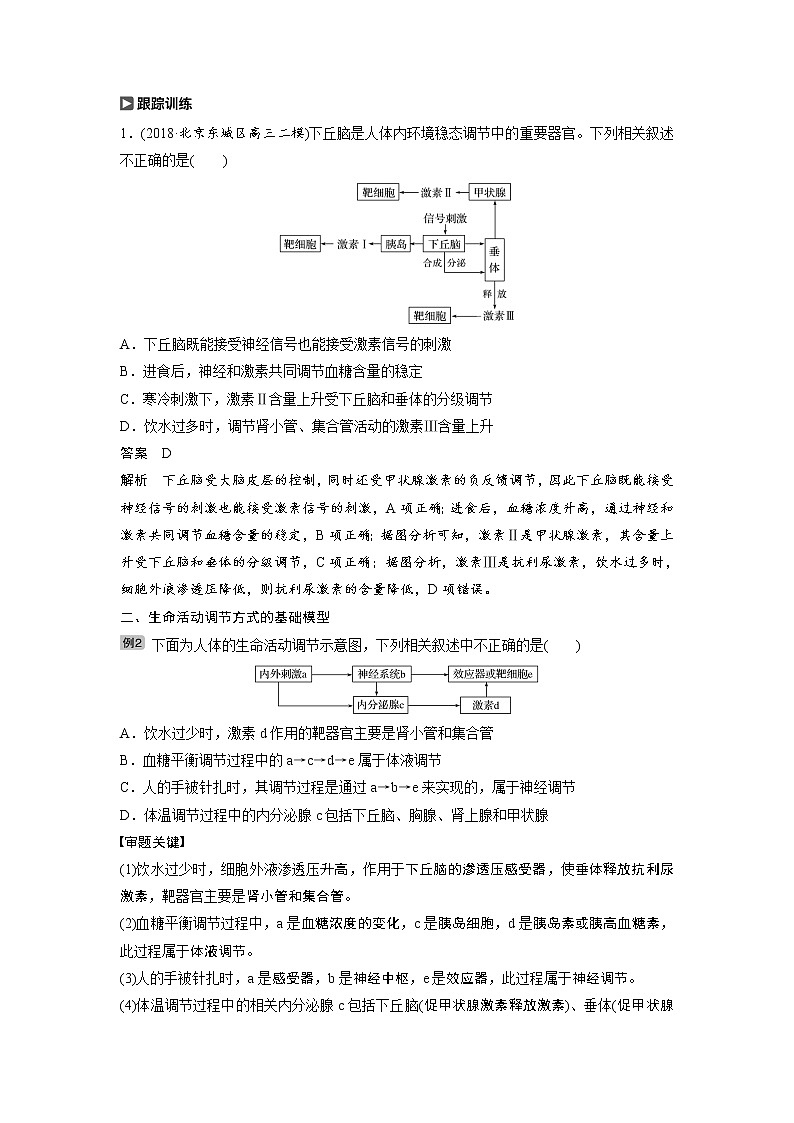 2020版高考生物大一轮人教讲义：第八单元 热点题型十第2页