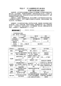 高考生物大一轮复习学案+作业第八单元专题学案37人与动物稳态及生命活动