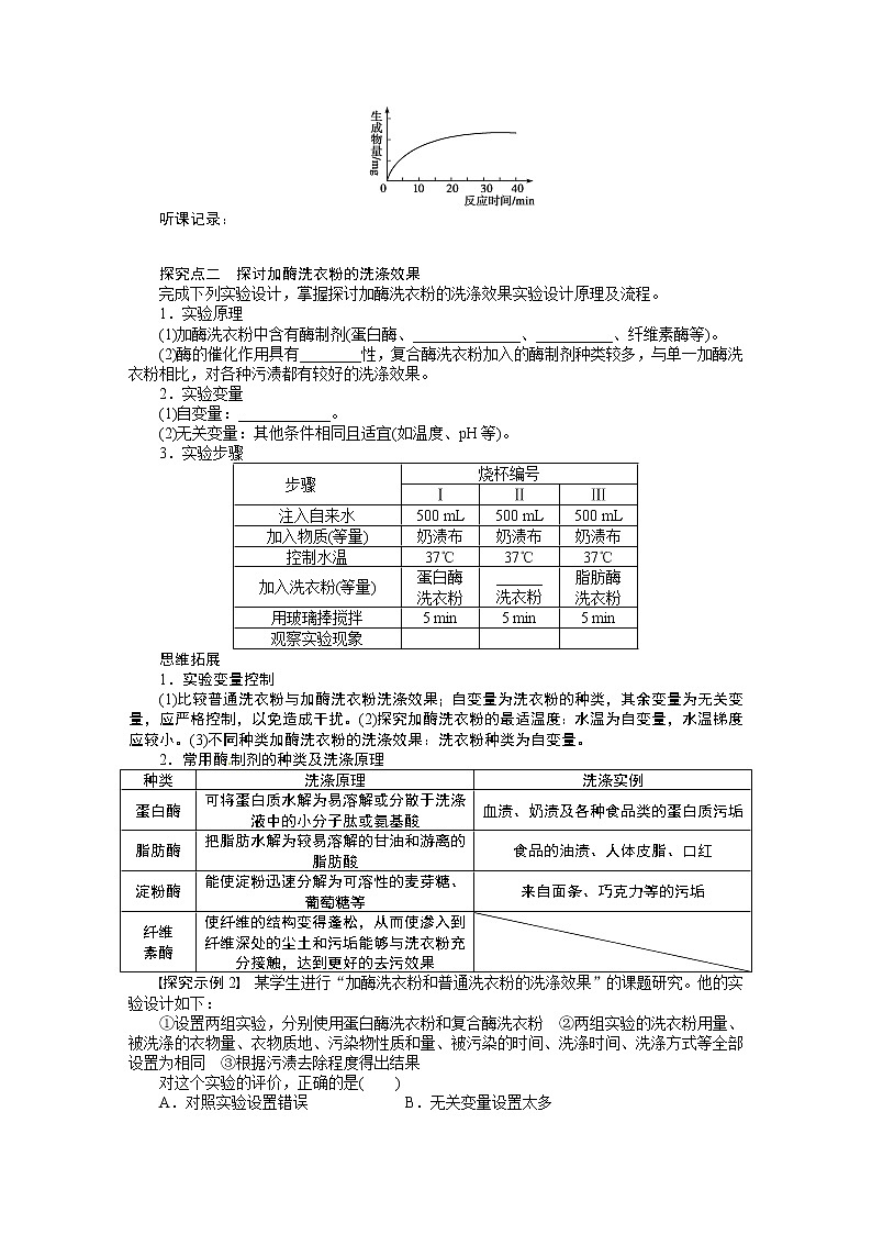 高考生物大一轮复习学案+作业第十一单元学案56　酶的研究与应用第3页