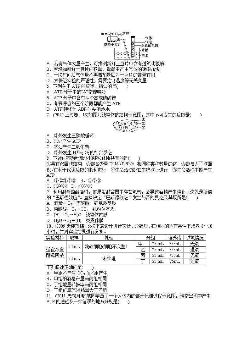 高考生物大一轮复习学案+作业第三单元 单元检测02