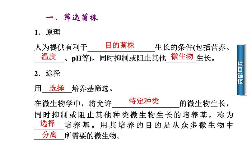 高中生物选修1课件：2.2土壤中分解尿素的细菌的分离与计数（共39张PPT）07