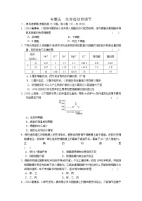 专题5　生命活动的调节 训练