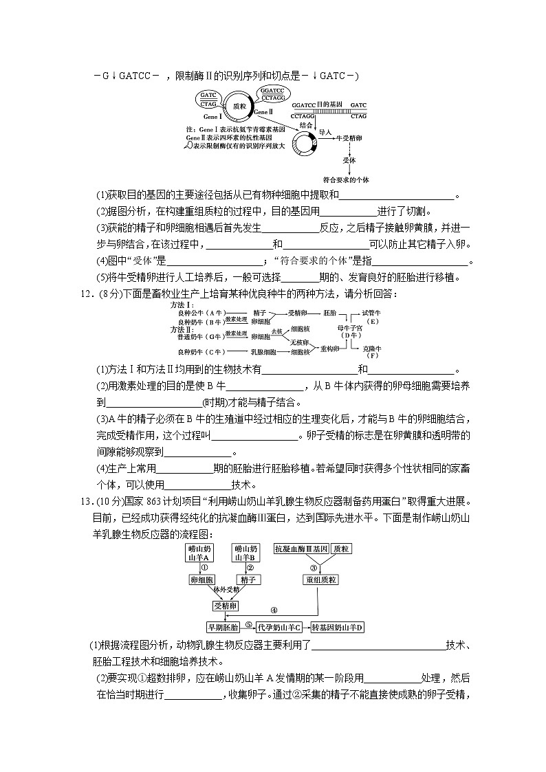 专题8　现代生物科技专题 训练03