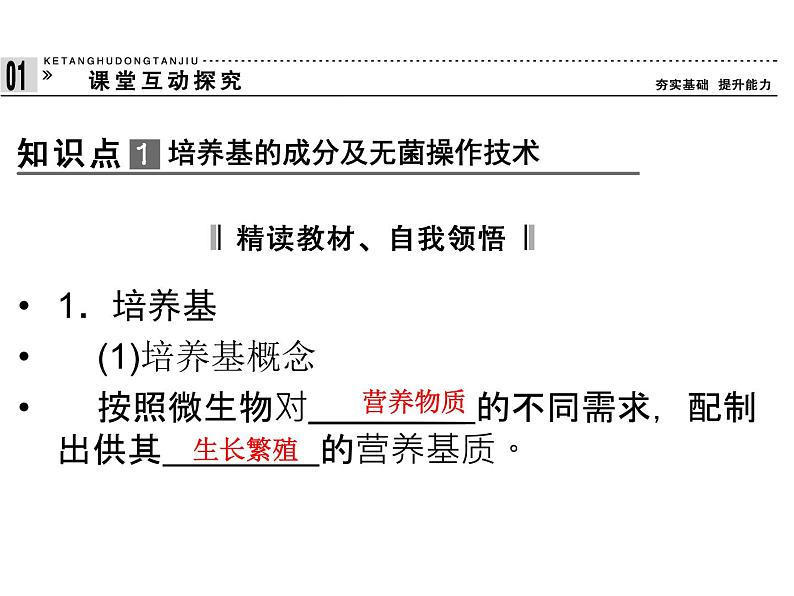 高效课堂同步课件：2-1微生物的实验室培养（选修1）05