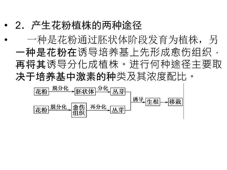 高效课堂同步课件：3-2月季的花药培养（选修1）08