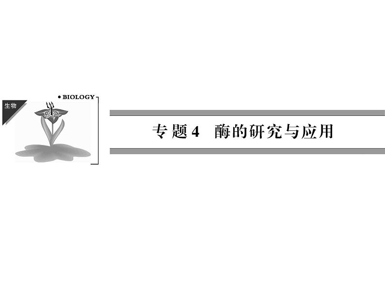 高效课堂同步课件：4-1果胶酶在果汁生产中的作用（选修1）第1页