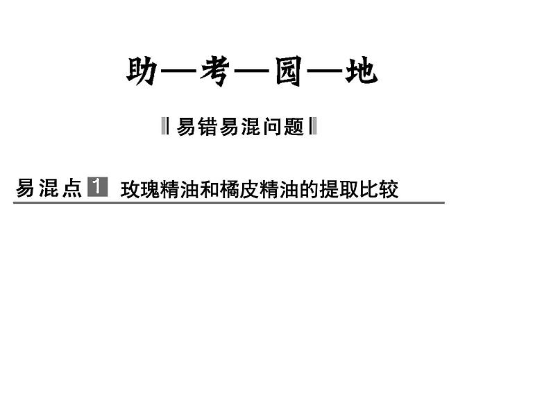 高效课堂同步课件：6专题整合《植物有效成分的提取》（选修1）第6页