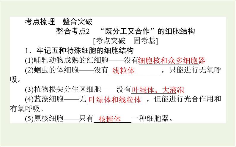 2021高考生物二轮复习1.2生命系统的结构基次件 课件08