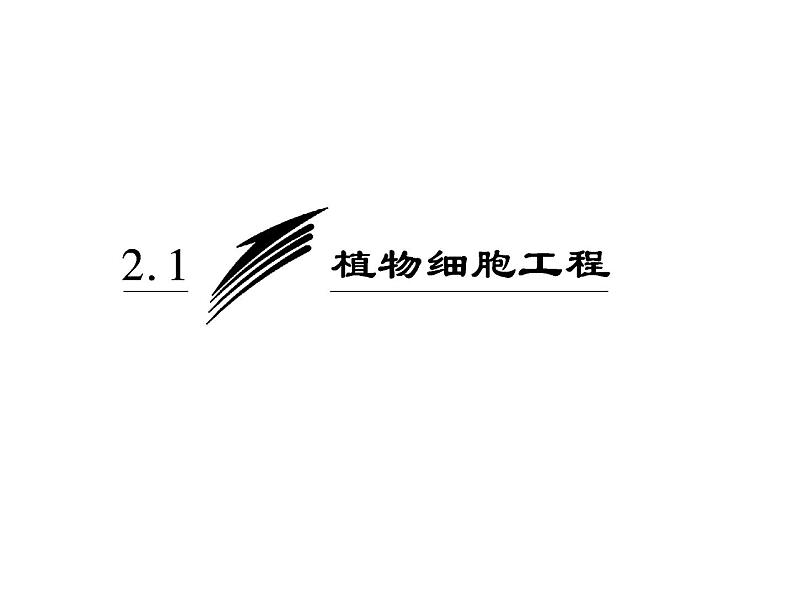 新人教版高中生物选修3专题2   2.1   植物细胞工程 2.1.1  植物细胞工程在基本技术课件02