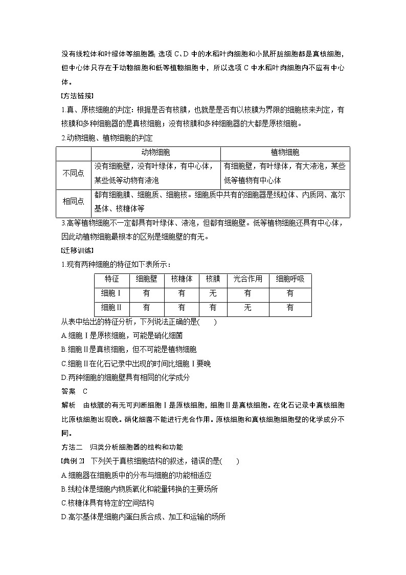 生物人教版必修1习题：章末整合（三） Word版含解析02