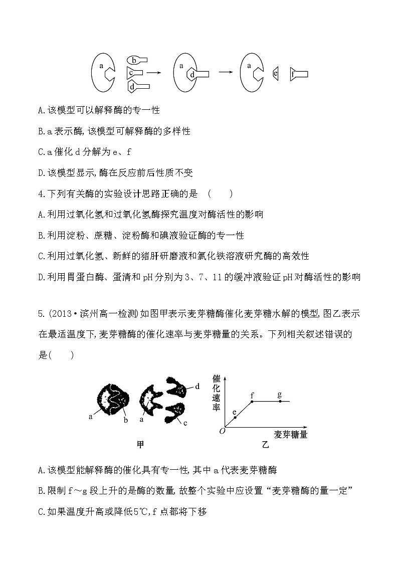 新人教版高中生物必修一课时提升卷(十三)  第5章  第1节02