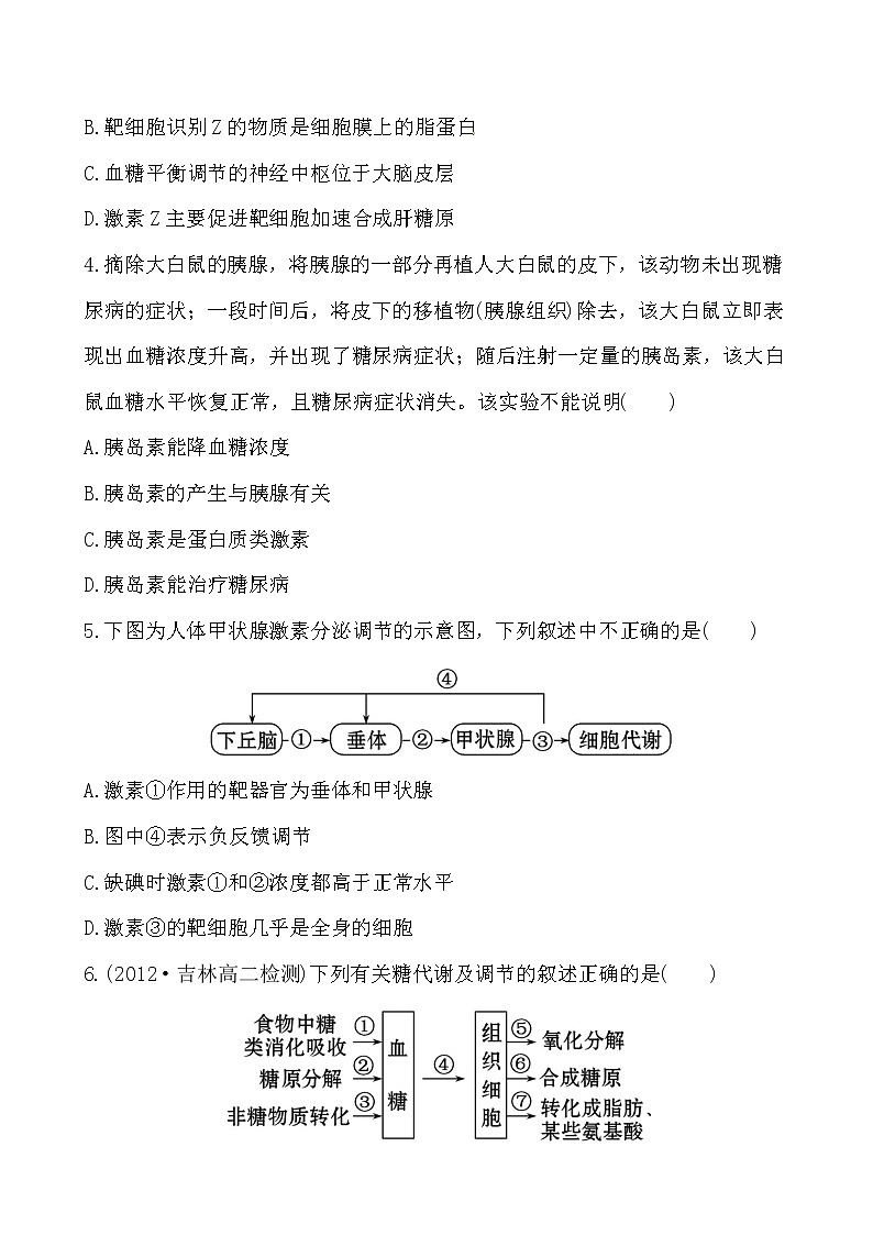 新人教版高中生物必修三课时提能演练(四) 2.2第2页