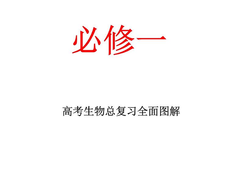 高考生物总复习全面图解-PPt.pptx第1页