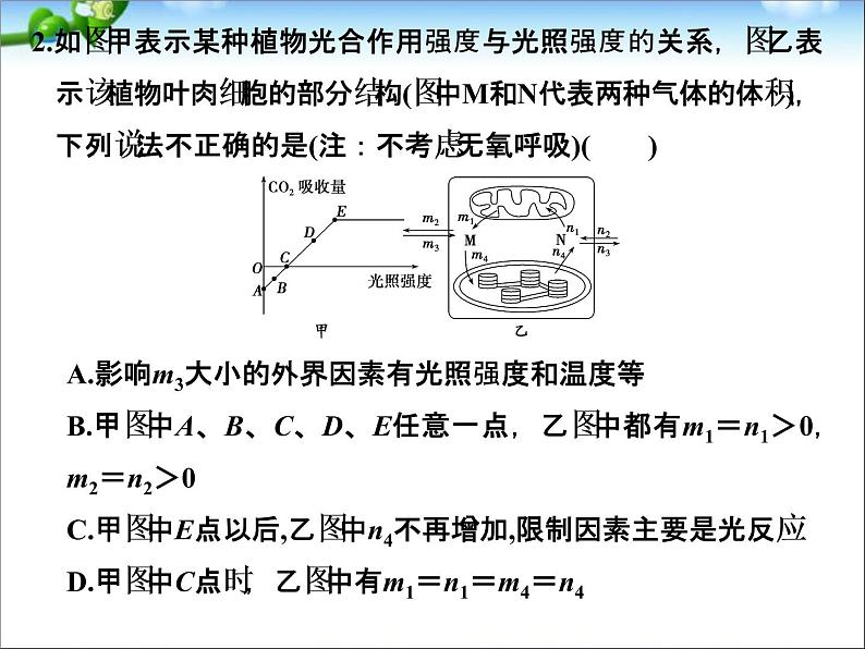 高考生物一轮复习_考点加强课1_光合作用的影响因素及其应用课件_新人教版第8页