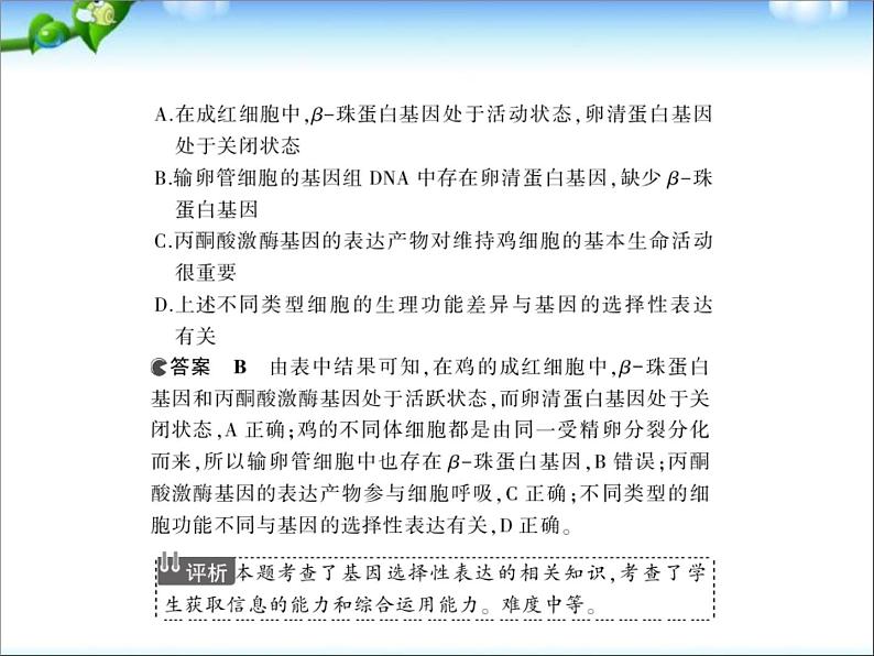 高考生物一轮复习课件：专题8_细胞的分化、衰老、凋亡和癌变04