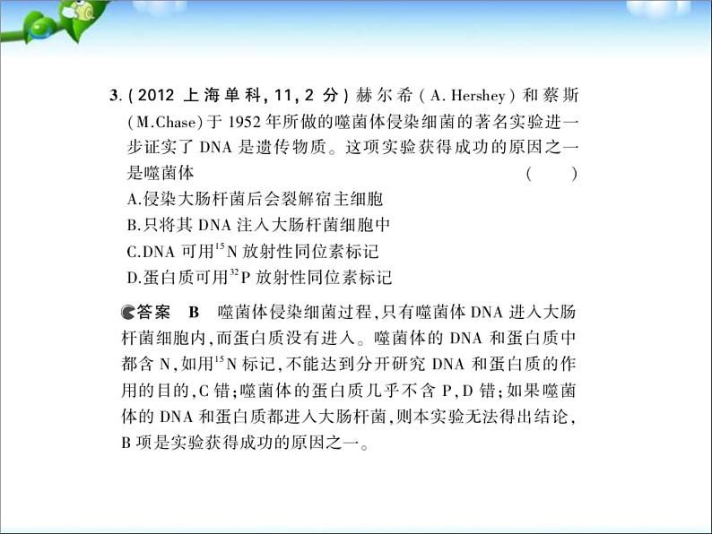 高考生物一轮复习课件：专题10_遗传的分子基础04