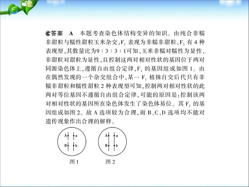 高考生物一轮复习课件：专题15_染色体变异与育种07