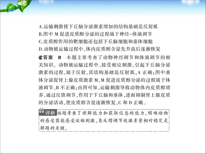 高考生物一轮复习课件：专题19_人和高等动物的体液调节03