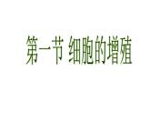 人教版高一生物必修1课件：6.1.1 细胞的增殖