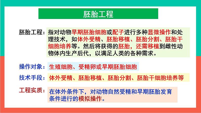 2021年春人教版高二生物选修三课件：3.1体内受精和早期胚胎发育03