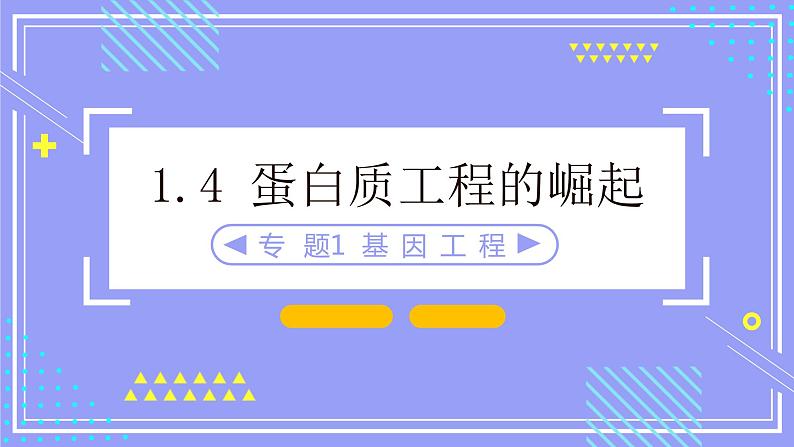 2021年春人教版高二生物选修三课件：1.4 蛋白质工程的崛起02