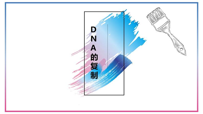 3.3DNA的复制 课件【新教材】2020-2021学年高一生物人教版（2019）必修二01