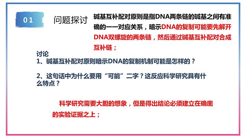 3.3DNA的复制 课件【新教材】2020-2021学年高一生物人教版（2019）必修二03