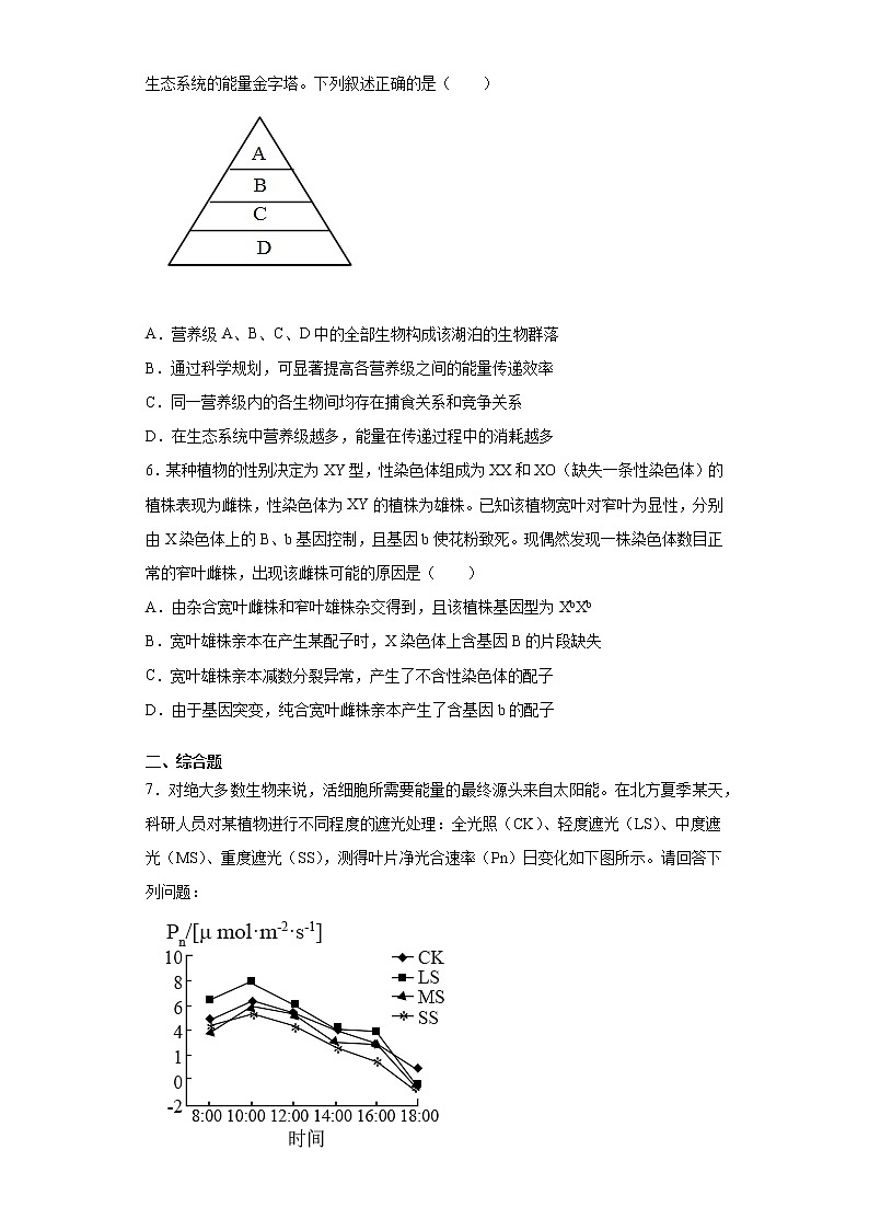 2021届四川省绵阳中学高三三诊模拟（二）理综生物试题（word版 含答案）第2页
