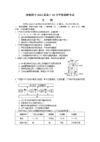 江苏省南航附中2020-2021学年高三10月学情调研生物试卷