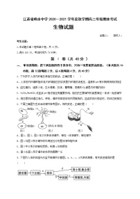 江苏省盐城市响水中学2020-2021学年高二上学期期末考试生物试题（必修三和基因工程细胞工程）