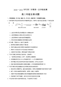 江苏省连云港市赣榆智贤中学2020-2021学年高二3月月考生物试题（无答案）