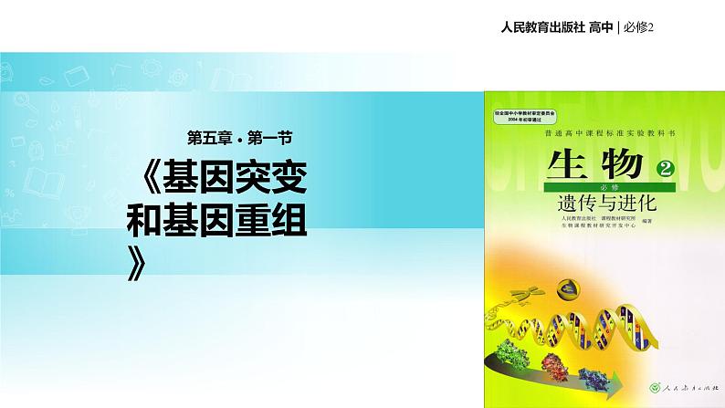 发现式教学【教学课件】《基因突变和基因重组》（人教）第1页